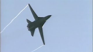 FB111 Tactical Strike Aircraft at the Wings in Force Air Show 1990 [upl. by Gyimah]