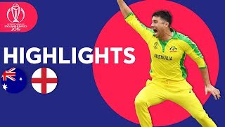 Finch amp Starc Star at Lords  Australia vs England  Match Highlights  ICC Cricket World Cup 2019 [upl. by Enyamart]