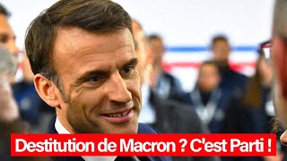 🚨Macron en Danger  LFI Se Lance dans la Procédure de Destitution de Macron 😱 [upl. by Sophey244]