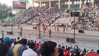 Wagah Border Parade with BSF Atari Amritsar 4 [upl. by Nalaf]