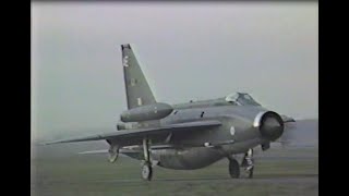 RAF Binbrook lightnings22nd December 1987 [upl. by Hightower541]