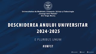 Festivitatea de deschidere a anului universitar 2024  2025 [upl. by Donelson]