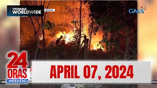 24 Oras Weekend Express April 7 2024 HD [upl. by Zulema620]