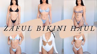 ZAFUL BIKINI HAUL  Summer 2021 TryOn Haul [upl. by Thurstan]