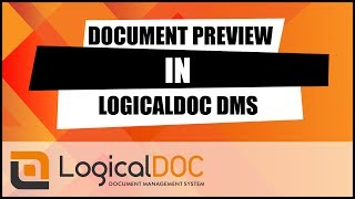 Document Preview in LogicalDOC DMS [upl. by Enrak]