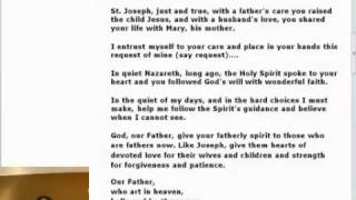 Novena to St Joseph  Day 7 of 9mp4 [upl. by Tlok985]