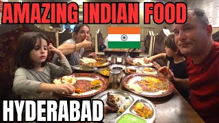 FOREIGNERS Try FAMOUS INDIAN FOODS In HYDERABAD 🇮🇳 [upl. by Erreip585]