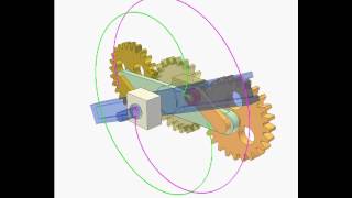 Gear and linkage mechanism 14 [upl. by Nwahsit]