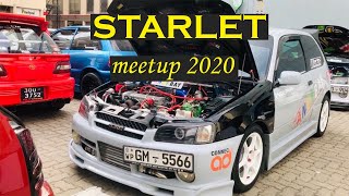 Starlet meetup 2020 Starlet Club of Sri Lanka meetup 2k20 full review video by Autozelon [upl. by Oiuqise]