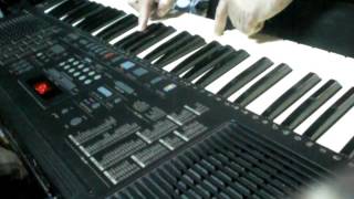 Synthé TECHNICS KN 500 Test sons rythmes just essaiBluesman des cavernes [upl. by Nevanod]