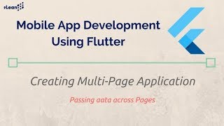 Flutter  Passing Data Across Multi Page Applications [upl. by Brookner4]