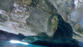 Thunderball grotto at Staniel Cay in the Exumas Bahamas [upl. by Shimberg489]