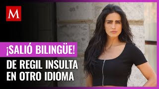 Bárbara de Regil dice groserías en ruso frente a reporteros [upl. by Trey]