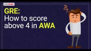 GREedge Seminar How to score above 4 in AWA [upl. by Aerahs601]