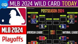 MLB Playoffs Picture 2024  MLB standings 2024  MLB wild Card  MLB Postseason 2024  MLB standings [upl. by Maunsell]