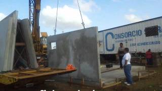 Modular Precast SystemsAffordable Housing Nicaragua [upl. by Eidnar]