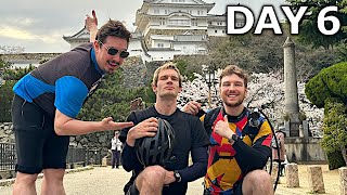 Cycling to Himeji Castle With Pewdiepie amp Abroad in Japan  Cyclethon 3 Day 6 [upl. by Daphne378]