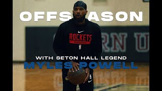 OFFSEASON Work with Seton Hall Legend Myles Powell [upl. by Airrat]