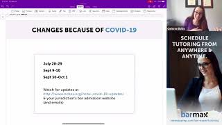 BarMax Prepping for Sept 2020 Bar Exam Webinar [upl. by Anelyak]