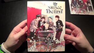 Unboxing SHINee 1st Japanese Album The firsT Limited Edition [upl. by Louie]