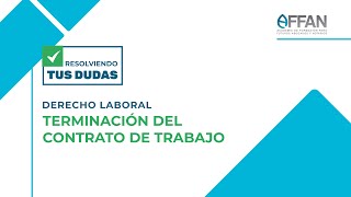 Término de contrato por obra o labor y liquidación de indemnización [upl. by Lambard]