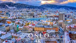 OSLO 4K Norway Oslo Drone Cinematic Footage [upl. by Miett]