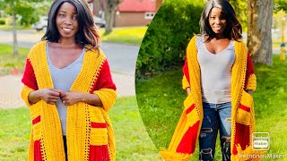 How To Crochet A Pocket Shawl  Easy Step by Step Tutorial  By Angel Tiah [upl. by Tali]