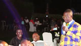 Teacher Mpamire live in Mbale City Comedy Night [upl. by Worthy]