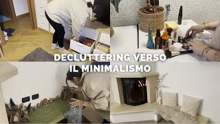 DECLUTTERING CASA MINIMAL  Pulizia cassetti con decluttering e arredo nuovo spazio [upl. by Anahs]