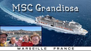 Mediterranean Cruise MSC Grandiosa  Marseille France Cruise Day 2 [upl. by Barnabas220]