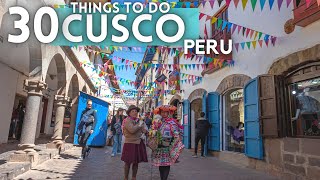 Best Things To Do in Cusco Peru 2024 4K [upl. by Adeys]