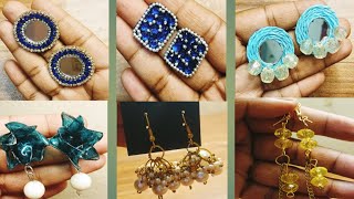 Earrings Making At Home 🥰🤗  Diy Deferent Types Earrings  How To Make Earrings  Diy Earrings [upl. by Eirojram]