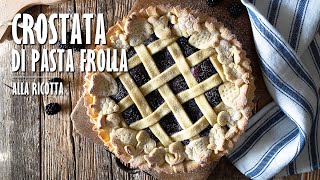 CROSTATA DI PASTA FROLLA ALLA RICOTTA fatta in casa  Marianna Pascarella [upl. by Onaicul907]