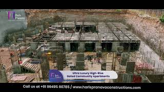 2 amp 3 BHK Luxury Apartments in Hyderabad  Haris Pranava Under Construction Rukmini 101 [upl. by Garrik552]