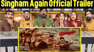 Reaction On Singham Again  Official Trailer  A Rohit Shetty Cop Universe [upl. by Dickens]