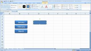 Excel Tips 14  Links in Excel to Quickly Navigate Between Worksheets with Buttons [upl. by Rhonda]