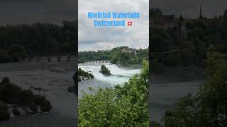 📍 Rheinfall Waterfalls  Switzerland  namastheeurope travel shorts switzerland [upl. by Annohsak933]