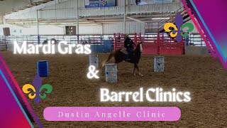 Mardi Gras amp Barrel Clinics  Dustin Angelle Clinic 2024 [upl. by Saerdna]