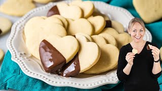 Buttery Meltinyourmouth Shortbread Cookies [upl. by Htirehc]