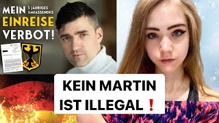 KEIN MARTIN IST ILLEGAL❗️ Einreiseverbot für Martin Sellner [upl. by Mollee]