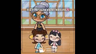 ★🩰 Eirlys takes ballet lessons🦢 avatarworld pazu soft drama [upl. by Araic146]