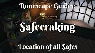 Runescape Safe Cracking Locations  Every Location in Gielinor  Runescape Guides [upl. by Mohandis352]