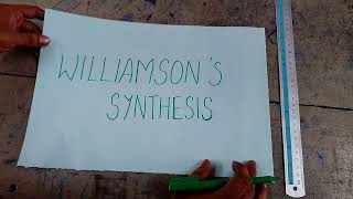 Williamson Ether Synthesis Class 12 Chemistry [upl. by Aneloj780]