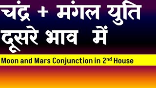 Moon and Mars Conjunction in 2nd House  Ketu and Mars Conjunction in 2nd House [upl. by Ethelyn]