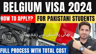 Belgium Student VISA Process from Pakistan  Study in Belgium 2024  Belgium Study VISA Cost [upl. by Aneekahs]