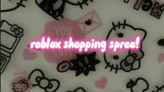 roblox shopping spree WITH VOICE 😨 [upl. by Kenzie61]