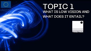 Topic 1 Together For Inclusion  What is low vision and what does it entail [upl. by Deyas232]