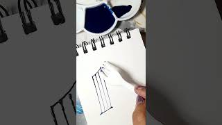 quotRquot Calligraphy calligraphy handlettering lettering moderncalligraphy art artandcraft asmr [upl. by Ettennil387]