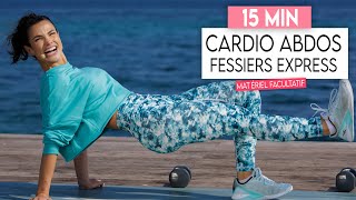 15MIN CARDIO ABDOS FESSIERS EXPRESS  Brûle graisses ventre plat fesses bombées  Sissy Mua [upl. by Heman]