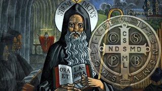 Saint Benedict Medal Latin Prayer [upl. by Ayotnom272]